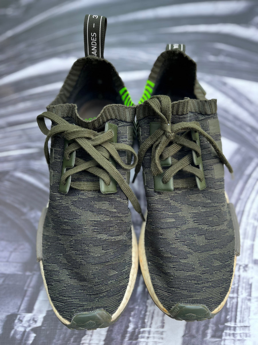 Men's Olive Green Canvas Sneakers