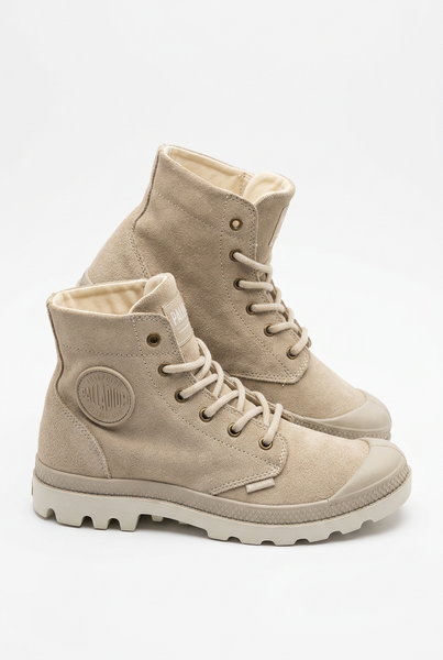 PALLADIUM Grey Genuine Suede Boots - Size UK6