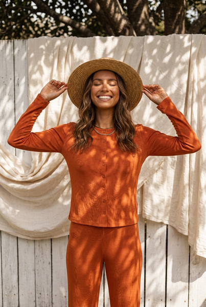 H&M Brand New Orange Cardigan - Size Large