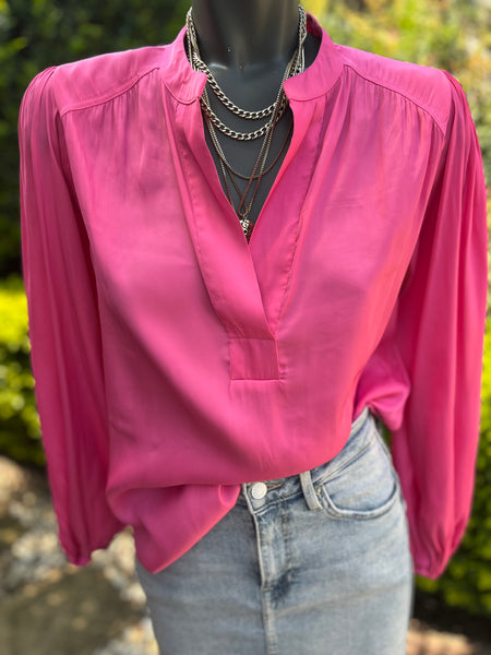 Country Road Pink Blouse - Size 4 (Will fit S/M better)