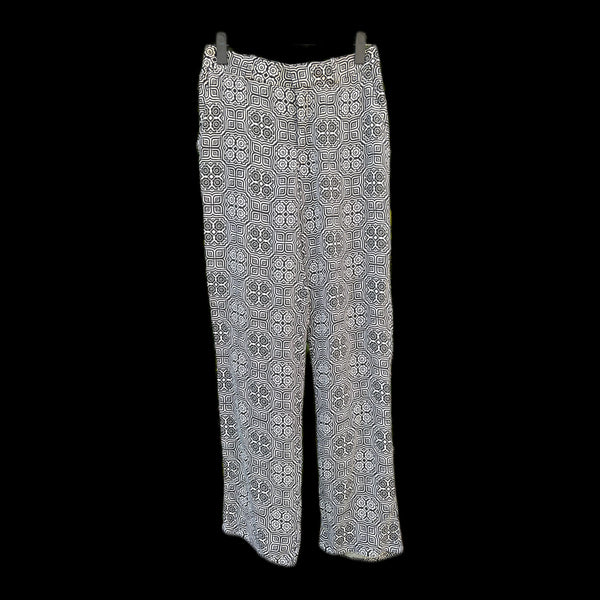 Zara Viscose Optical Slack Pants - Size Medium