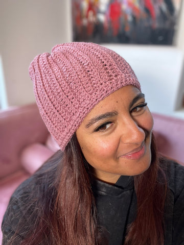 Eden&Marie Dusty Pink Beanie