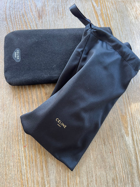 CELINE Black ORIGINAL Flat Top Sunglasses (Retails for over R8000)