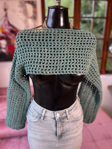 Eden&Marie Green Shrug