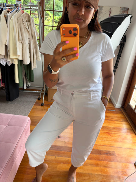 Zara Brand New White Jeans - Size EUR40