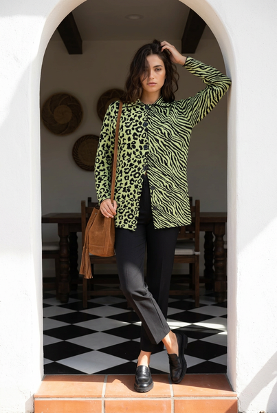 Zara Brand New Bold Printed Jersey - Size S (more of a medium)