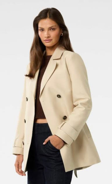 Forever New Brand New Beige Trench Coat - Size 16 (Retail R1999)
