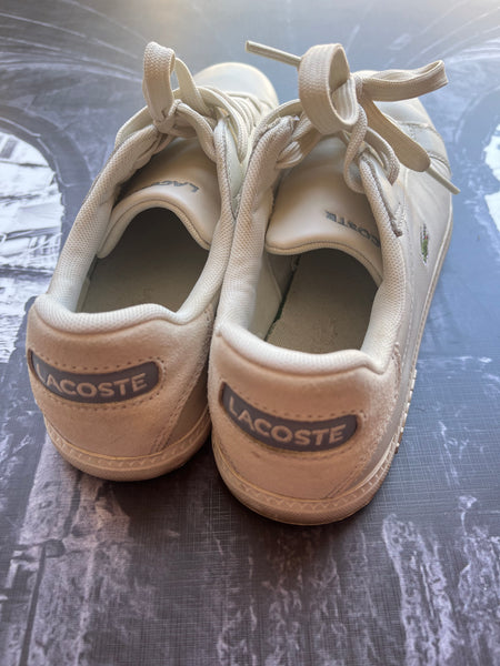 Lacoste White Sneakers - Size 5