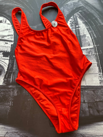 Brand New Red Full Swimsuit (Still has hygiene tags on) - Size Small