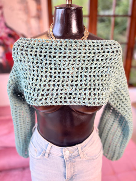 Eden&Marie Green Shrug