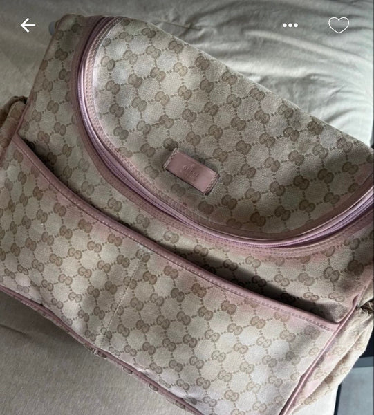 GUCCI ORIGINAL Nappy/Weekend Bag in Canvas