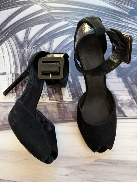 Witchery Genuine Suede PeepToe Heels - Size 41