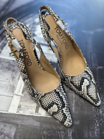 Tom Ford Brand New Original Snakeskin Heels - Size 4