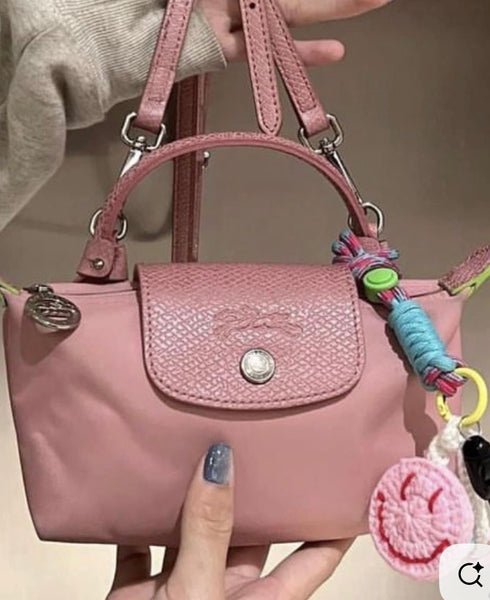 Longchamp LePliage Brand New Pouch Mini Bag (PINK)