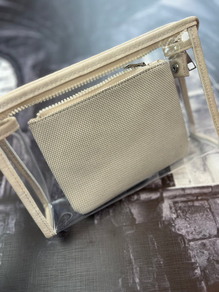 H&M Brand New Cream Cosmetic Bag