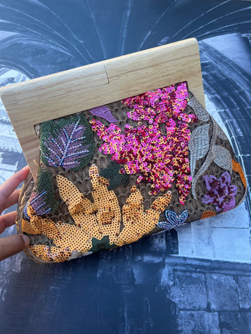 Brand New Multicolour Hand Clutch Bag