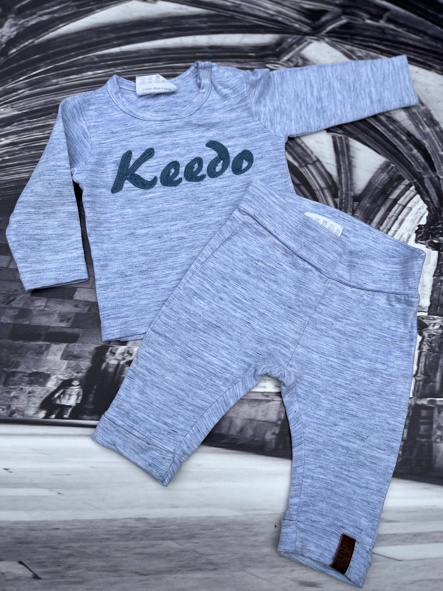 KEEDO Blue 2 Piece Set - Size 0-3 months