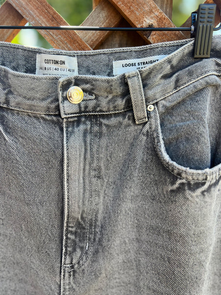 Cotton On Brand New Loose Straight Jeans - Size EUR40