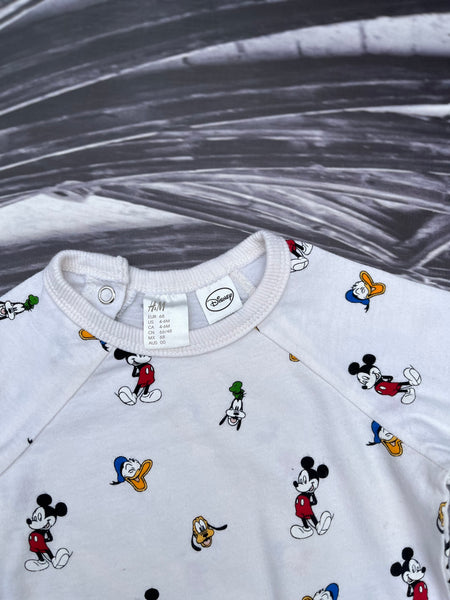 H&M Mickey Mouse Top - Size 4-6 months