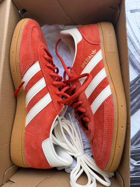 ADIDAS Handball Spezial Burnt Orange Sneakers - Size UK7