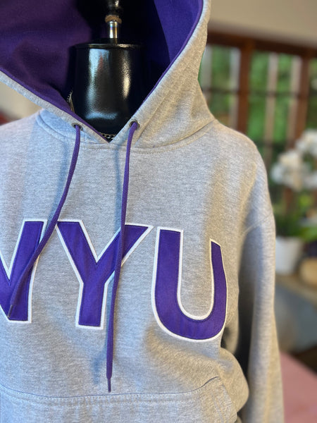 Official Licensed NYU Grey Hoodie - Size Medium