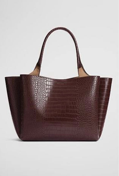 Country Road Brand New “Hi Low” Tote Chocolate Bag