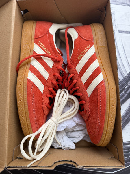 ADIDAS Handball Spezial Burnt Orange Sneakers - Size UK7