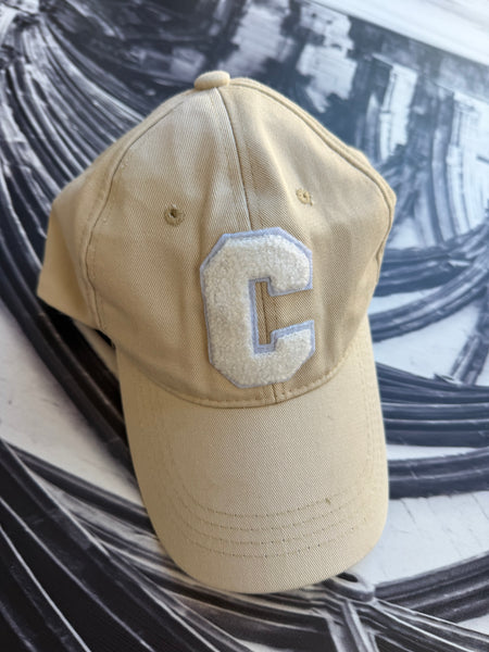 CELINE Beige Preowned Cap