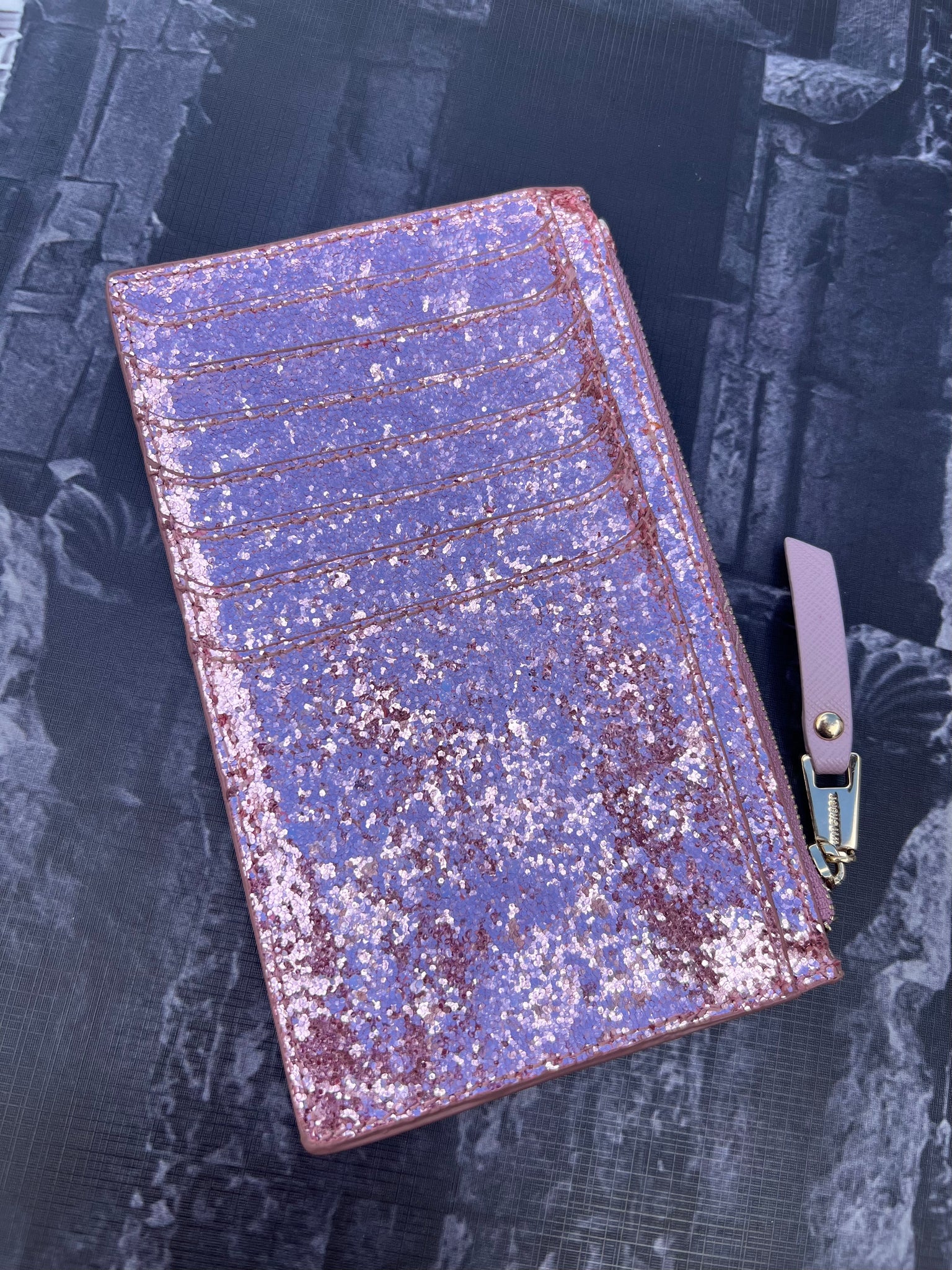 Witchery Pink Embellished Cardholder/Wallet/Clutch