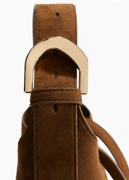 H&M Brand New Brown Hobo Bag with Gold Hardware