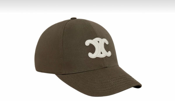 CELINE Brown Triomphe Baseball Cap - Size Medium (Retail R11600)