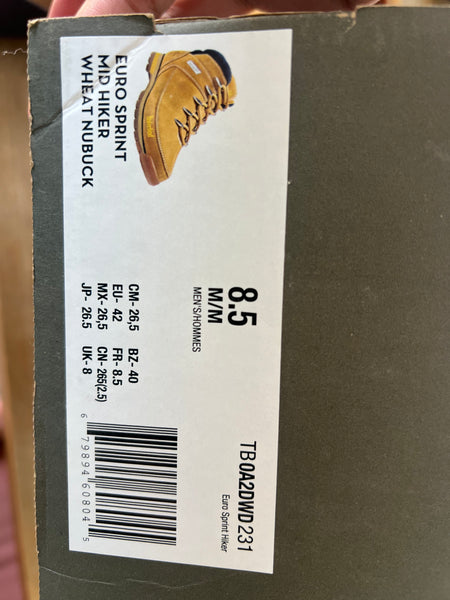 TIMBERLAND Genuine Leather MENS Boots - Size EUR42/ UK8 (Retail R3799)