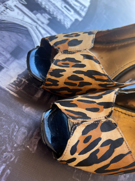 Nine West Leopard Print Stilettos - Size 7.5
