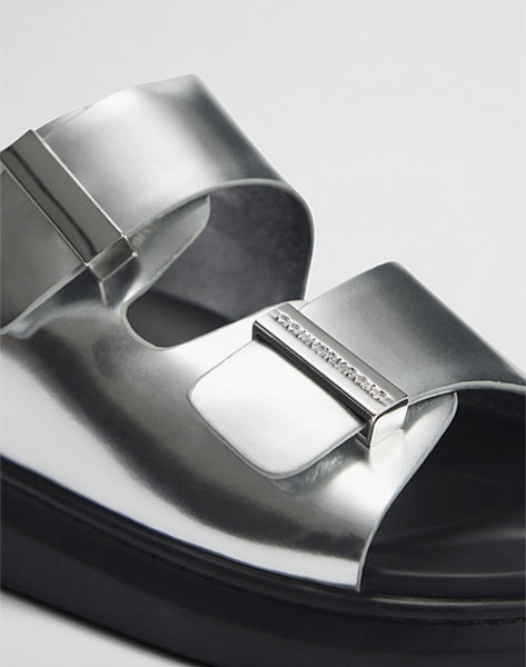 Country Road Silver Genuine Leather “Keeper” Sandal - Size UK41/8 (Retail R1499)