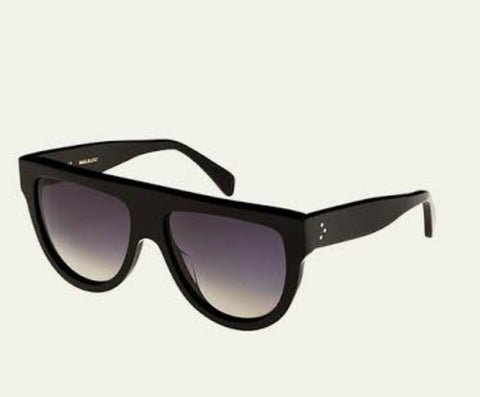 CELINE Black ORIGINAL Flat Top Sunglasses (Retails for over R8000)