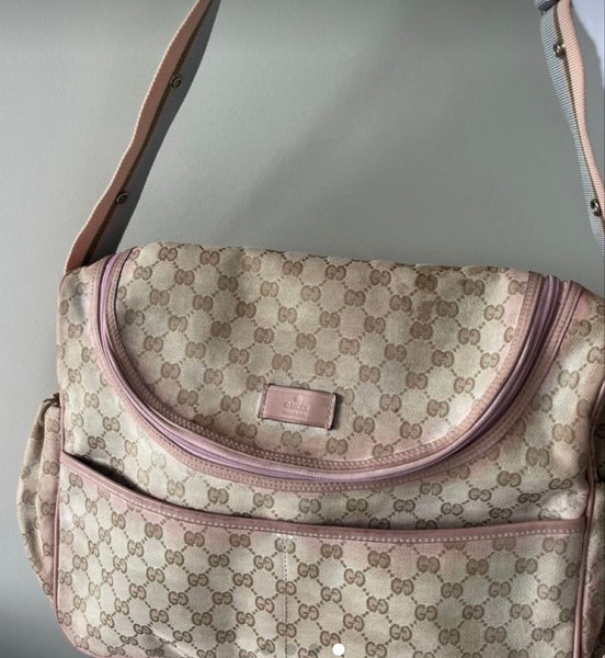 GUCCI ORIGINAL Nappy/Weekend Bag in Canvas