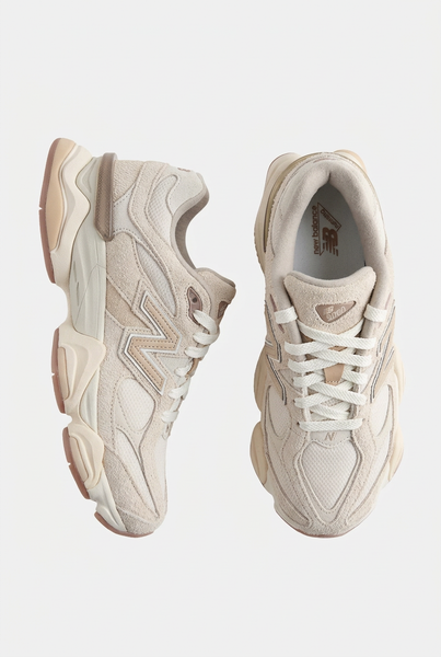 New Balance Brand New Genuine Suede Beige 9060 Sneakers - Size 5