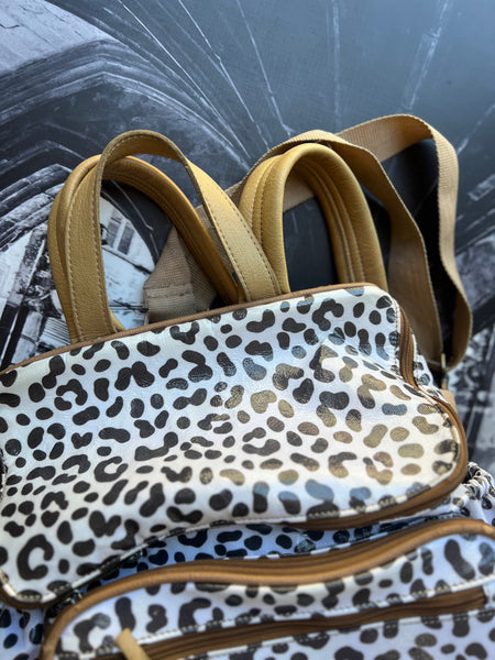 THANDANA Leopard Print Weekend Bag/Nappy Bag