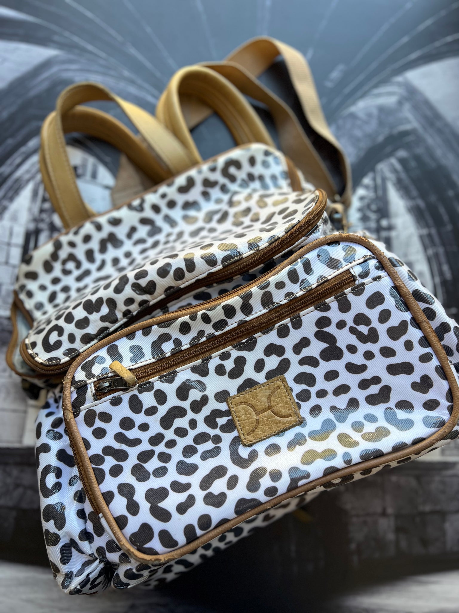 THANDANA Leopard Print Weekend Bag/Nappy Bag