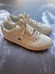 Lacoste White Sneakers - Size 5