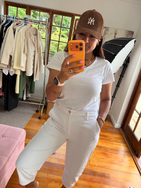 Zara Brand New White Jeans - Size EUR40
