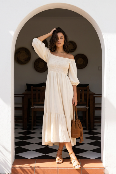 Iconography Brand New Summer Off Shoulder Dress - Size Medium
