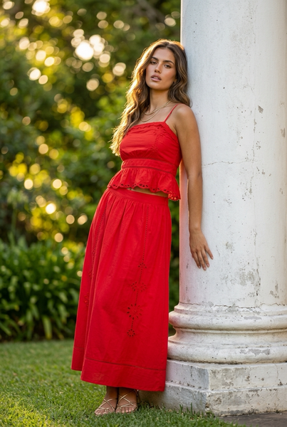 Brand New Ladies 2 Piece Cocktail SET (Top&Skirt) -Size Medium