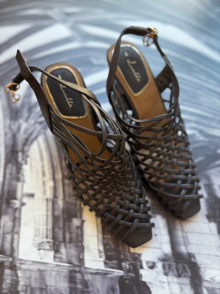 Luella Brand New Brown Heels - Size 4