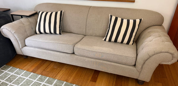 2 x 3 Seater Coricraft Couches for Sale + Grey High back Chair for free - R8500 for everything