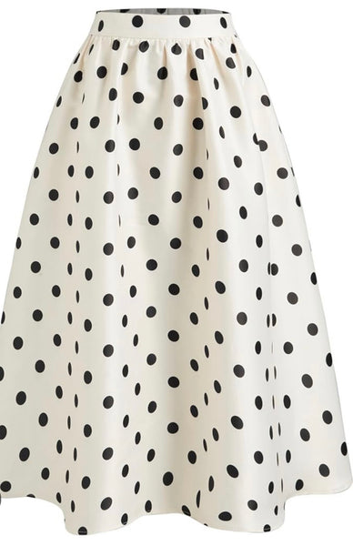 Brand New Polka Fit flare skirt - Size 36