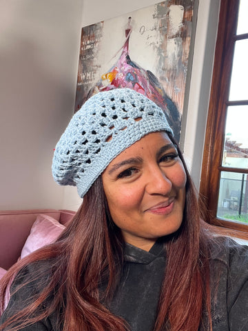 Eden&Marie Powder Blue Beret