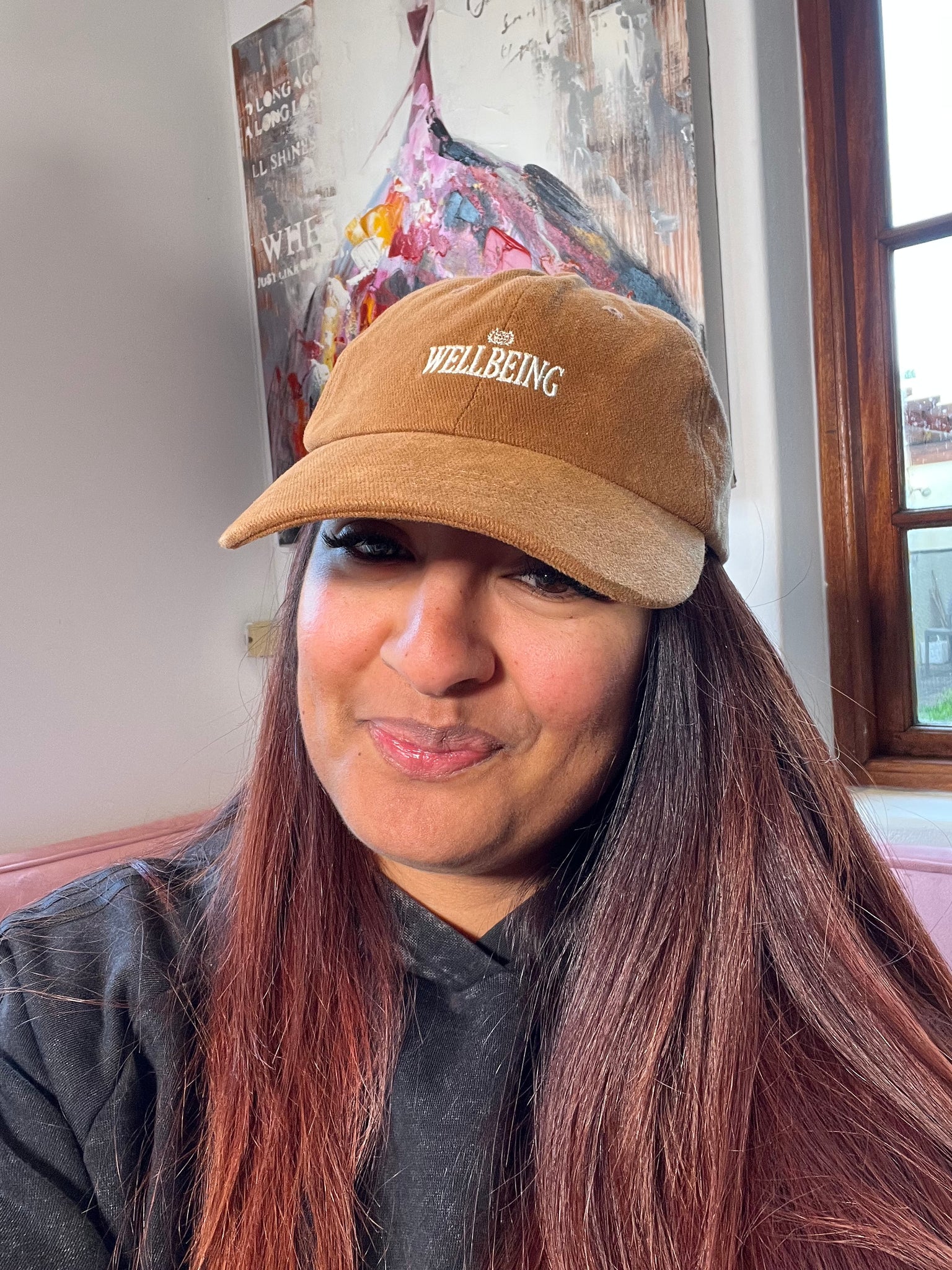 Brand New Brown Logo Cap