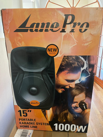 2 x Lane Pro Portable Speakers - 1000w each (Selling as a set)