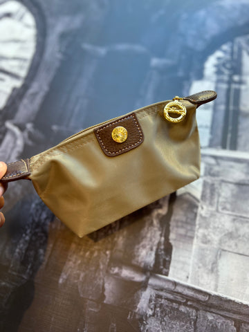 Longchamp Le Pliage Brand New Mini Make Up Bag - Brown